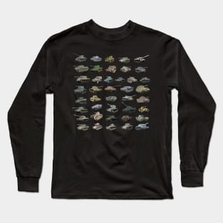 Various WW2 Tanks Long Sleeve T-Shirt